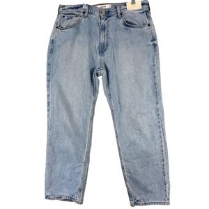 Hollister Jeans Mens‎ 32 Light Wash Loose Stretch Denim Blue Casual Actual 34x28